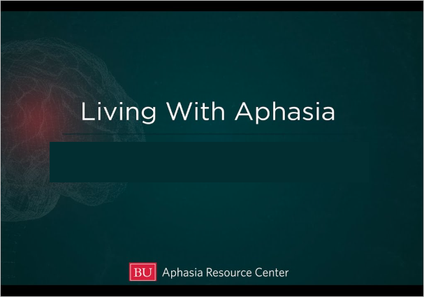 Living With Aphasia