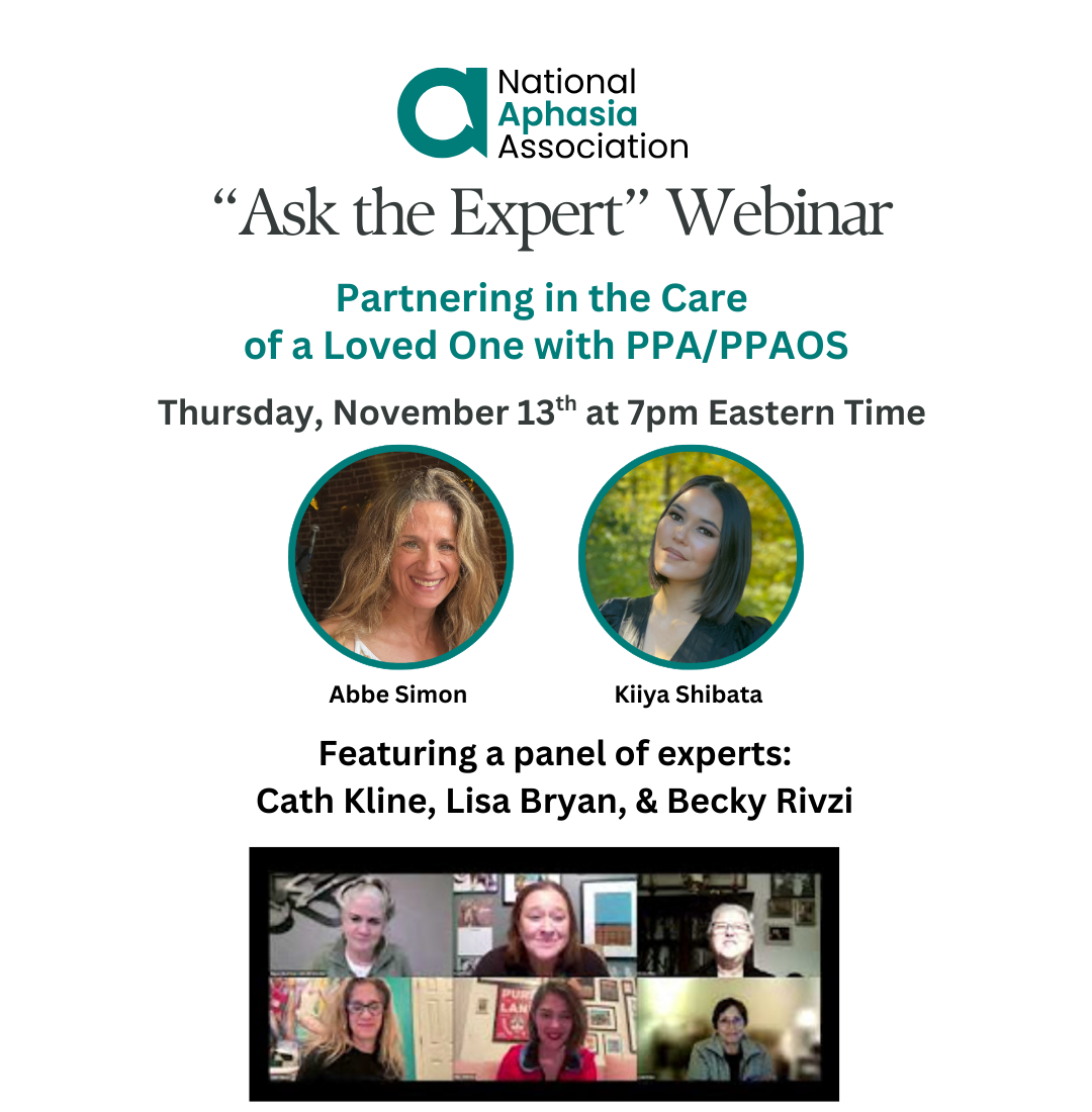 Partnering in the Care of a Loved One with PPA