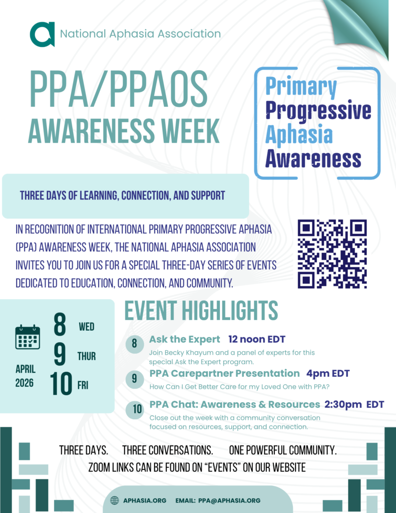 PPA Awareness Week 2026 at the NAA