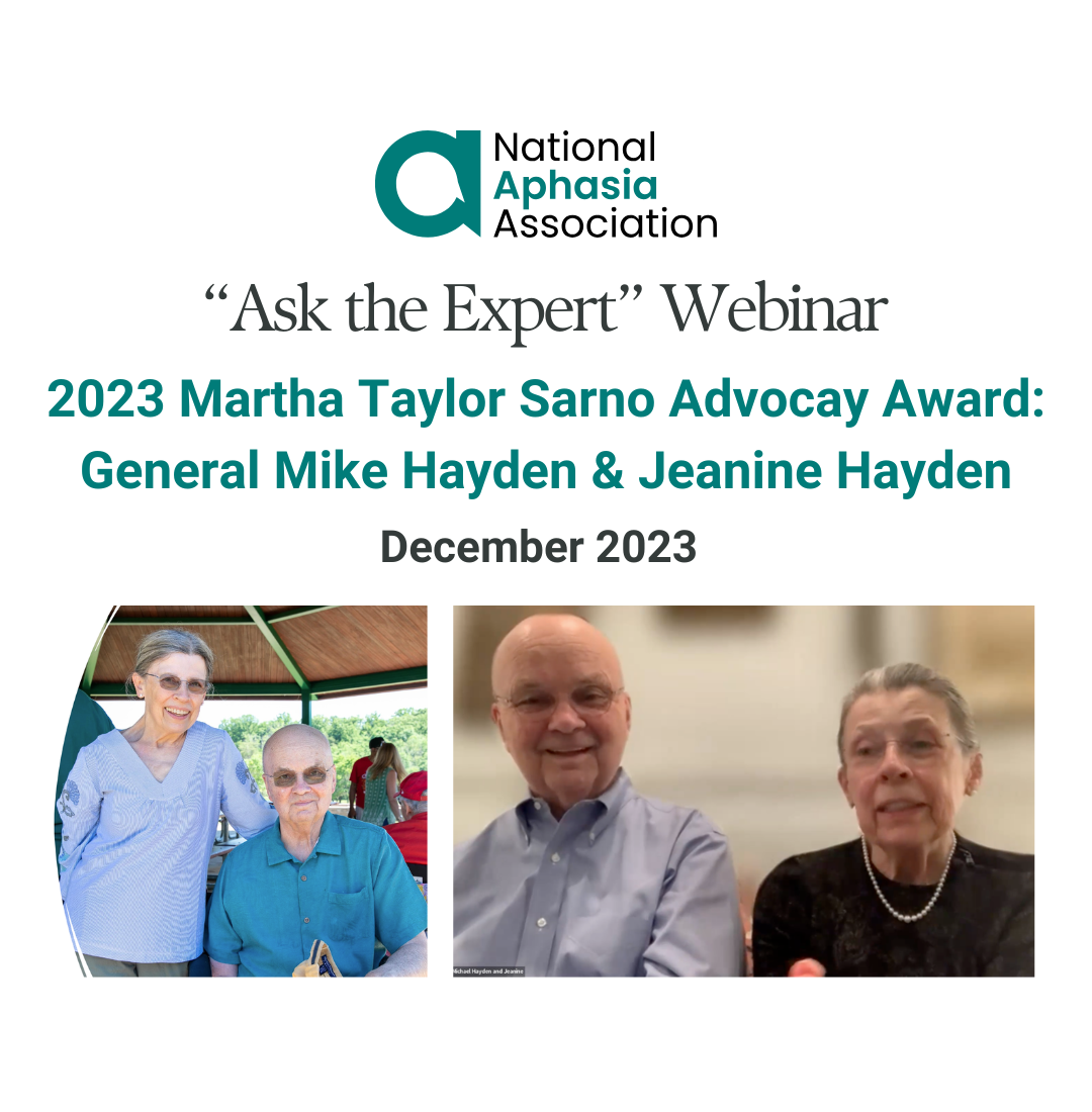 Martha Taylor Sarno Advocacy Award with General Mike Hayden & Jeanine Hayden