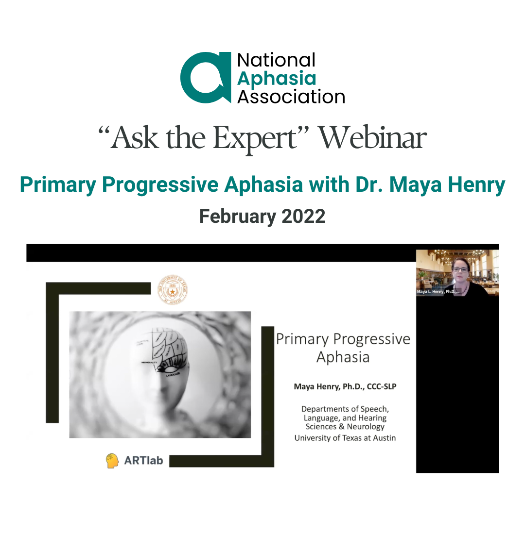 Primary Progressive Aphasia with Dr. Maya Henry