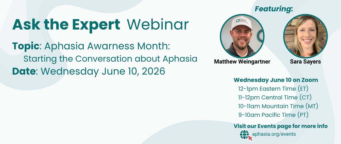 june ask the expert aphasia awareness month proclamation