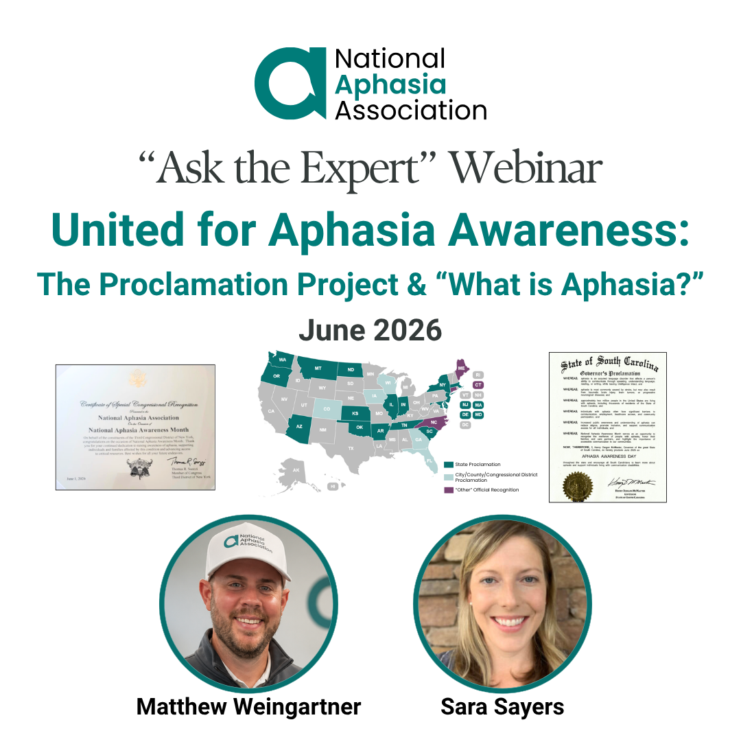 United for Aphasia Awareness: The Proclamation Project and “What is Aphasia?”