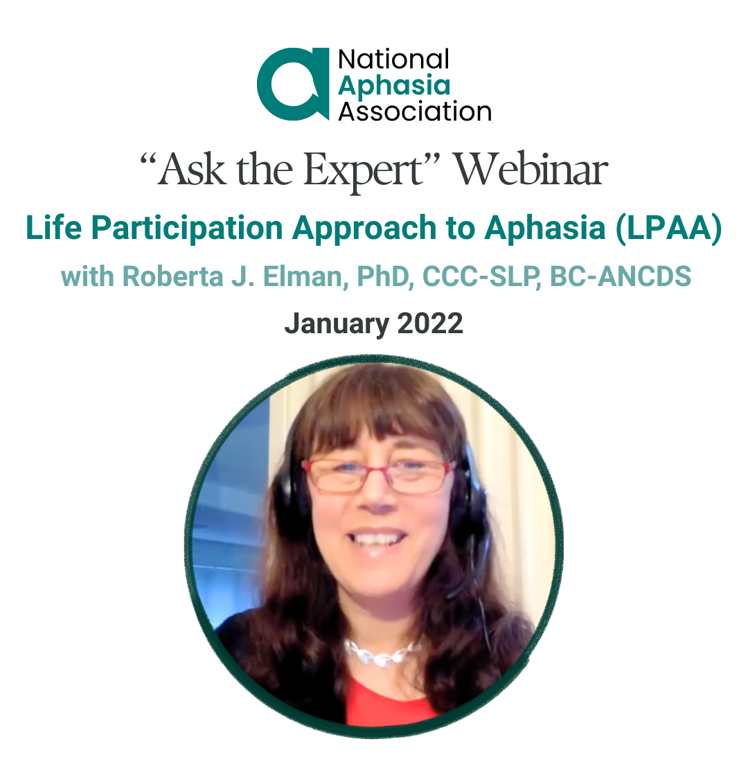 Life Participation Approach to Aphasia